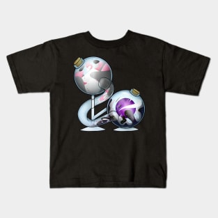 Demigirl And Asexual Pride Potion Kids T-Shirt